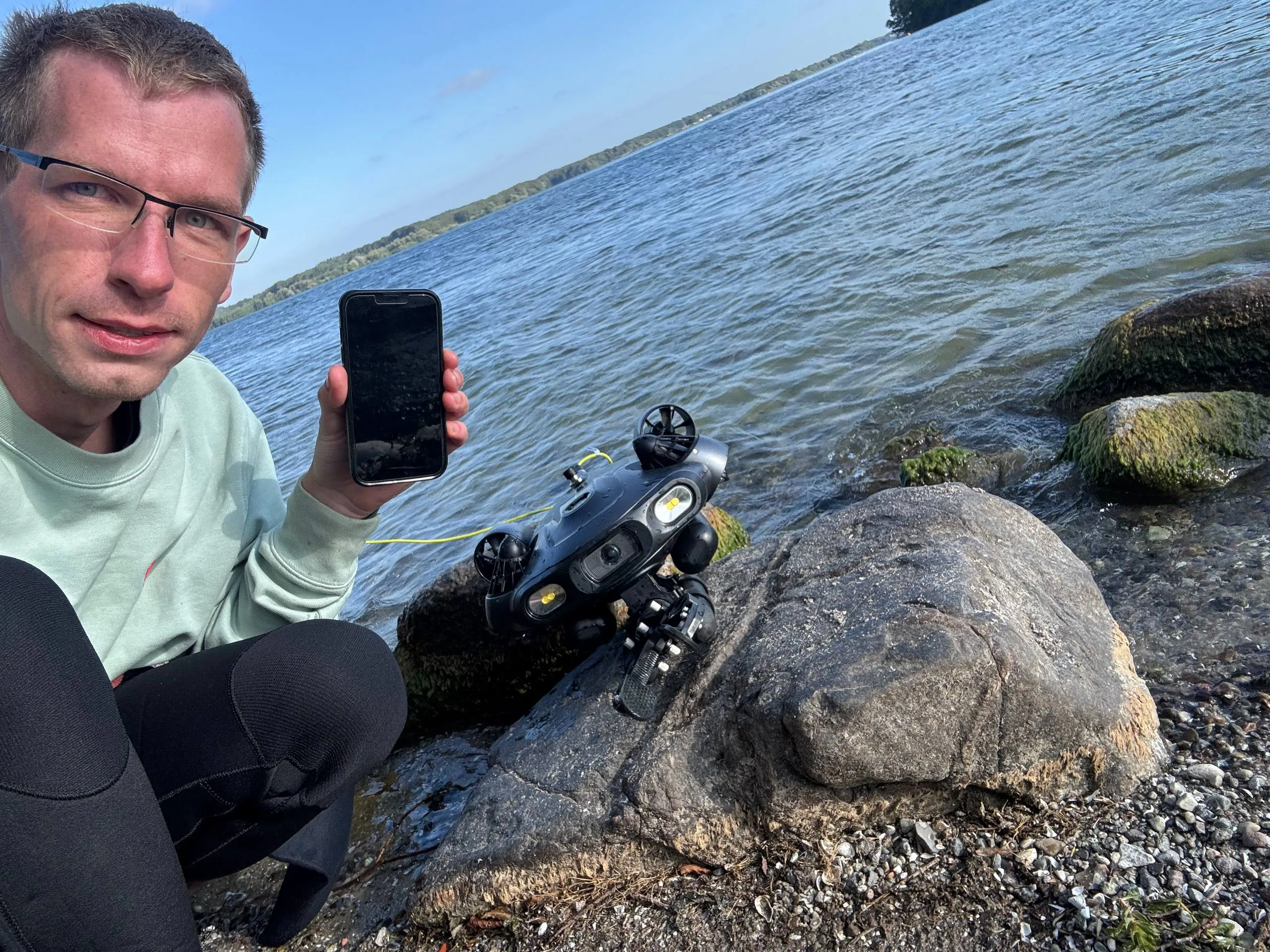 Handy nach 30 Stunden im Plöner See geborgen