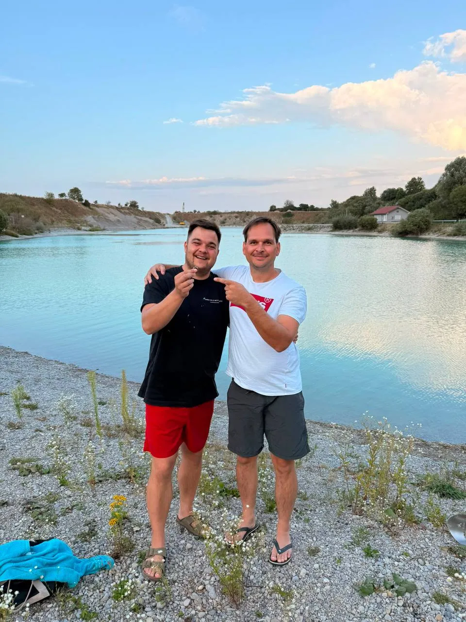 Ehering aus dem Baggersee Untermeitingen zurück
