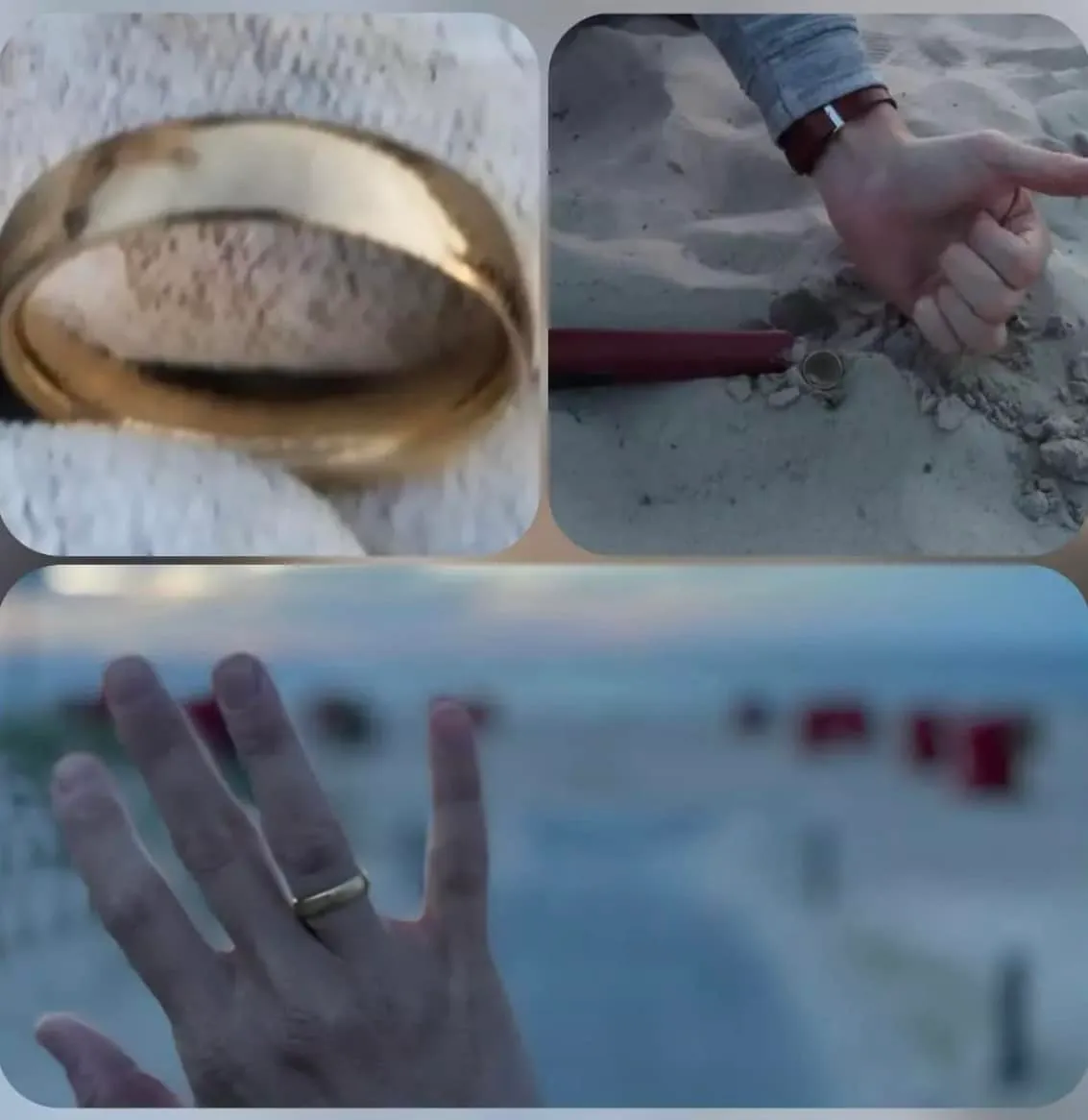 Eile am Strand von Trassenheide: Ein Ehering im Sand wiedergefunden