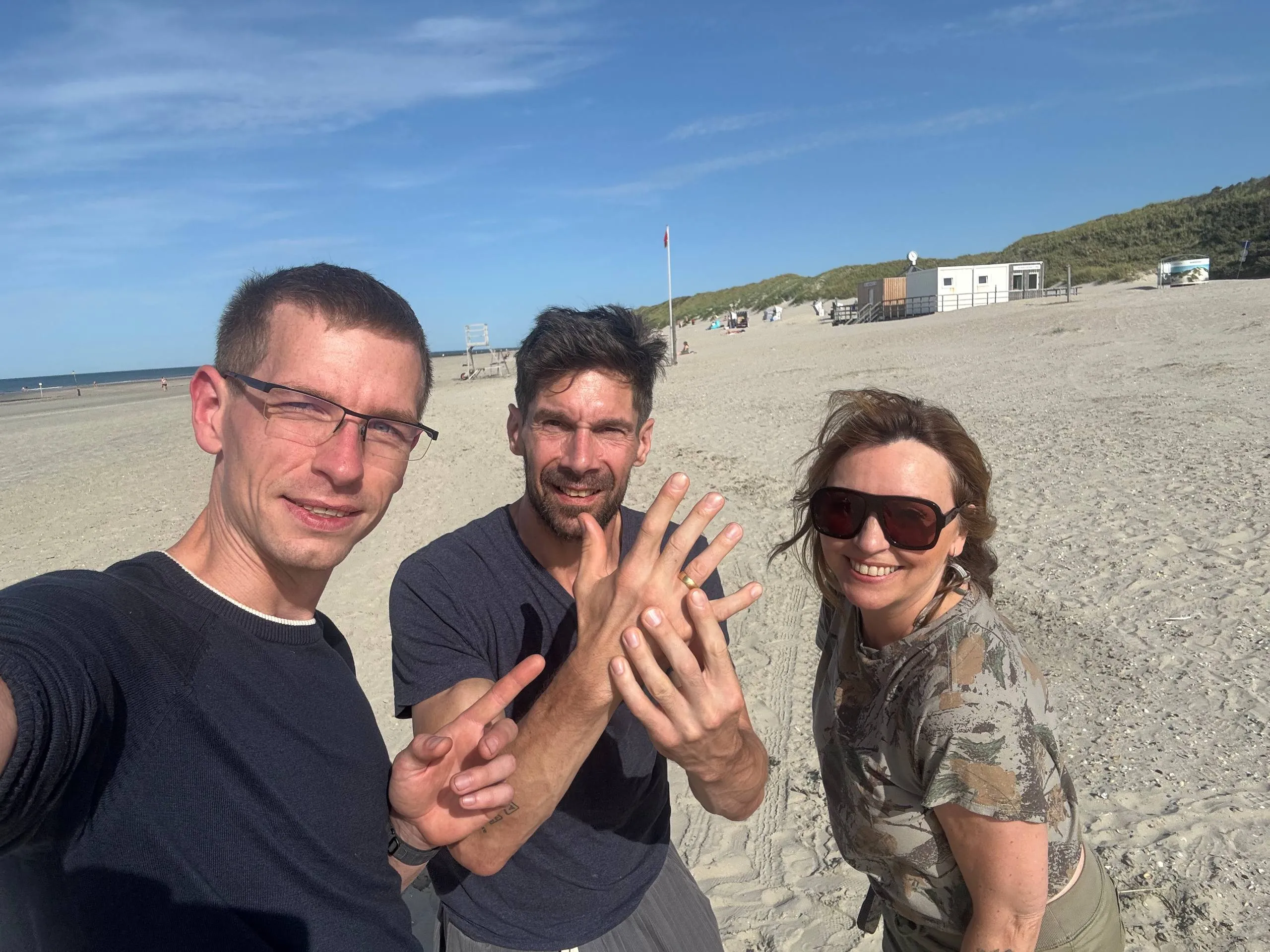 Ehering im Strandsand – ein Happy End am Meer