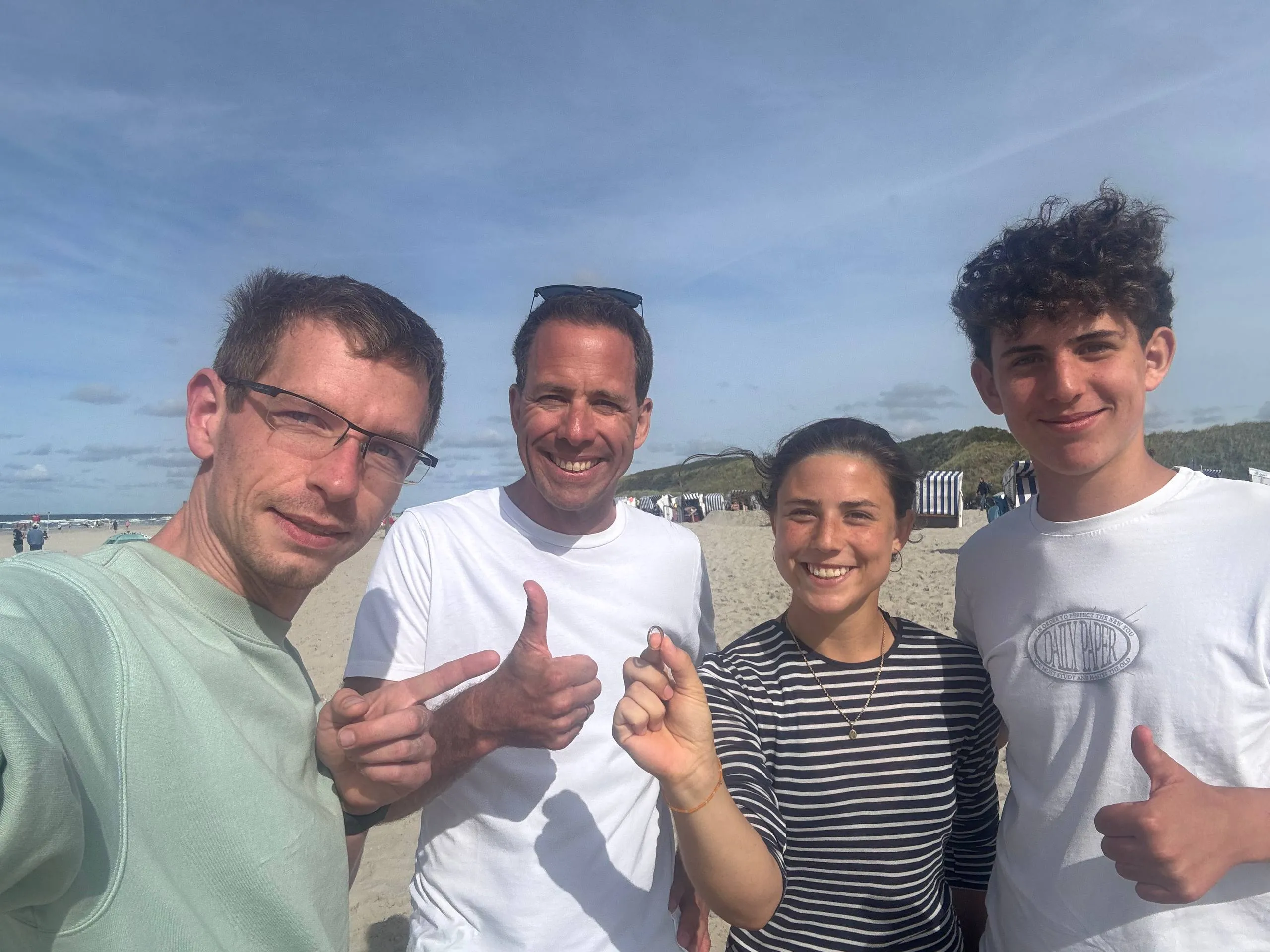 Ehering im Volleyballsand auf Norderney gefunden