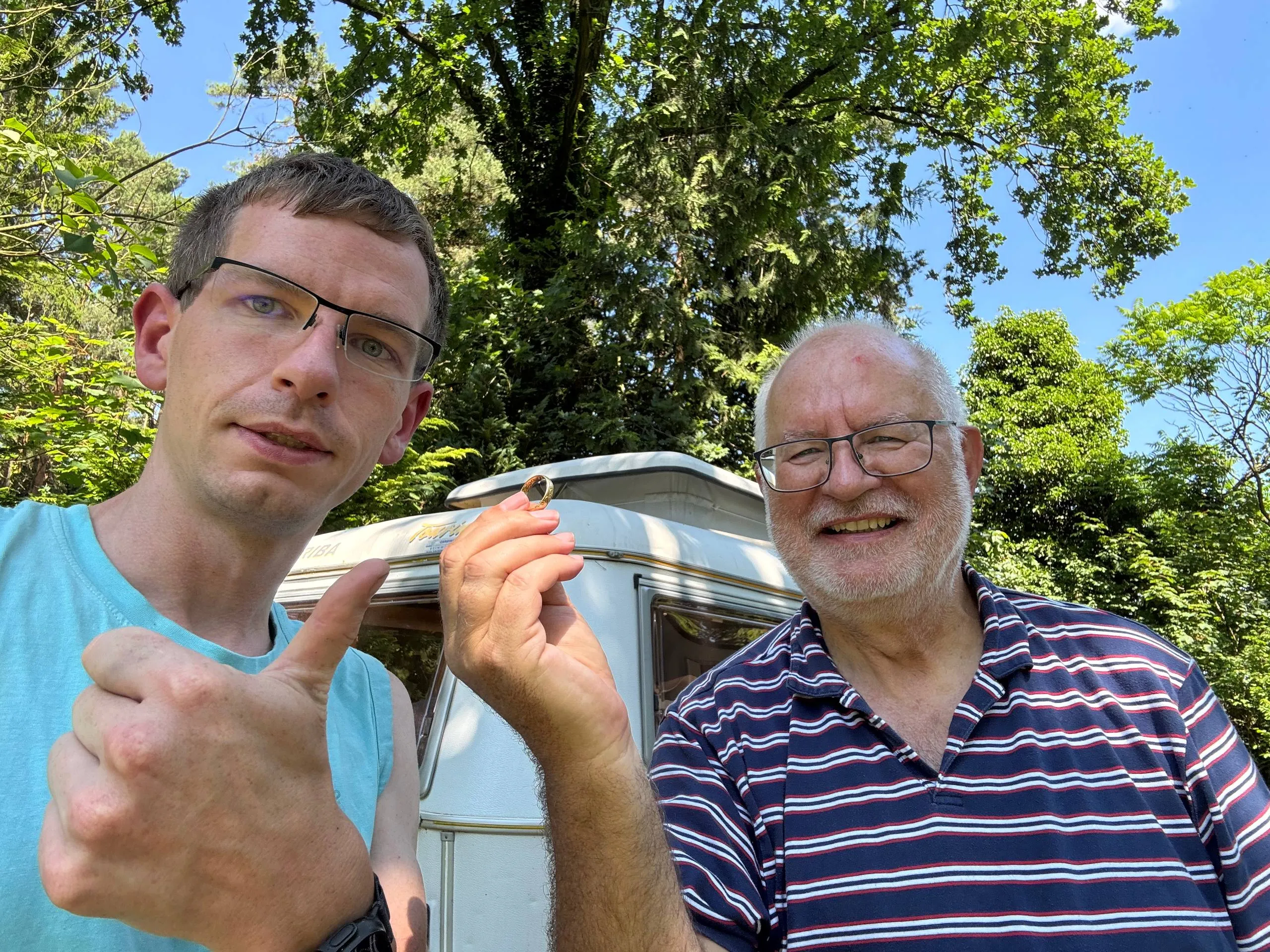 Verlorener Ehering auf Campingplatz in Heidenau gefunden