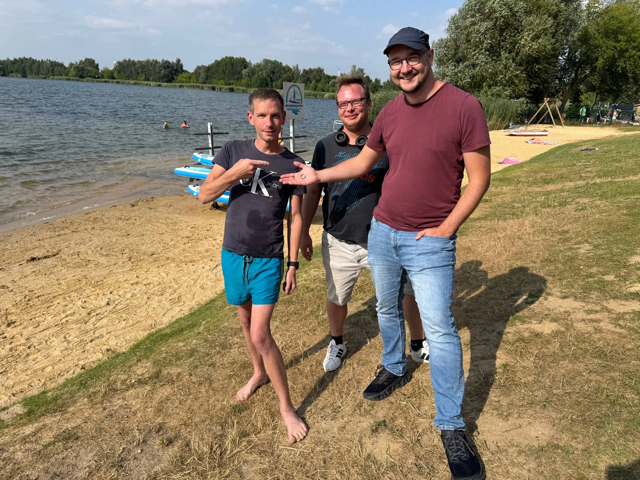 Palladium-Ehering am Löderburger See wiedergefunden