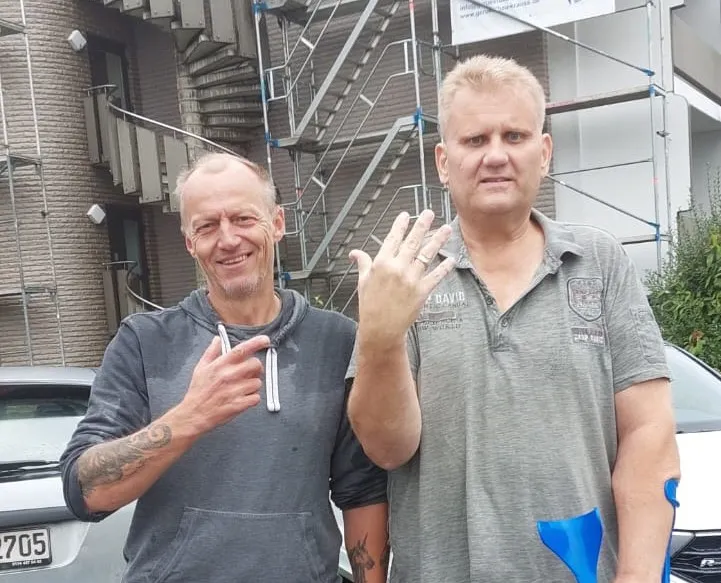 Ehering vom Balkon gefallen