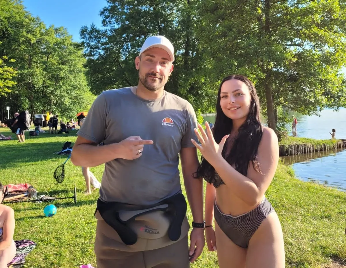 Verlobungsring beim Planschen verloren