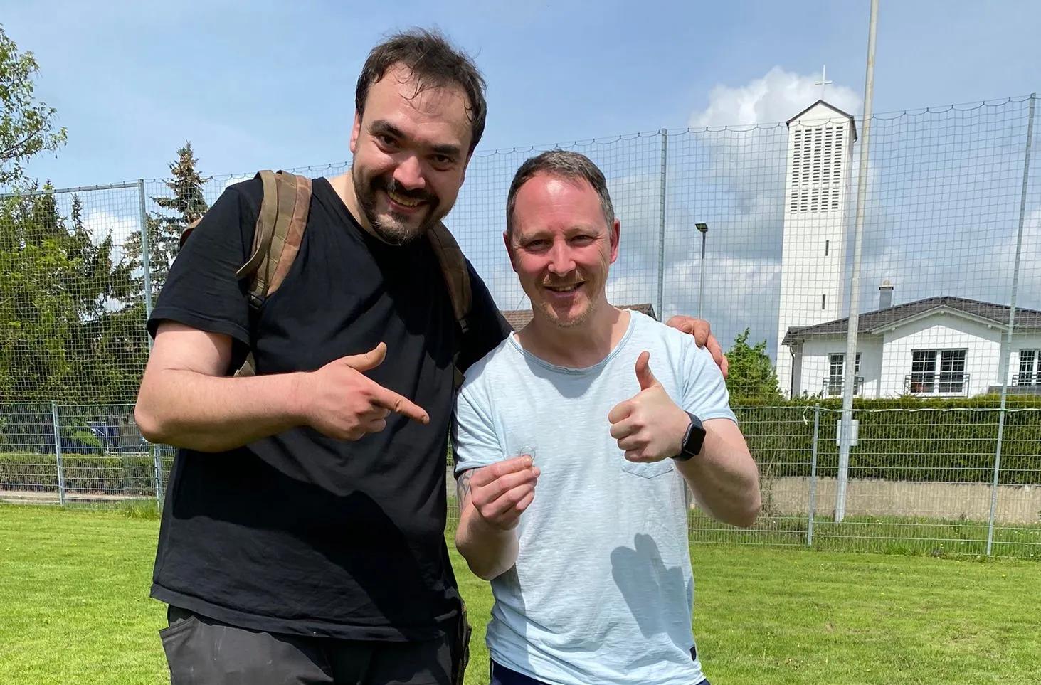 Ehering beim Fußball verloren