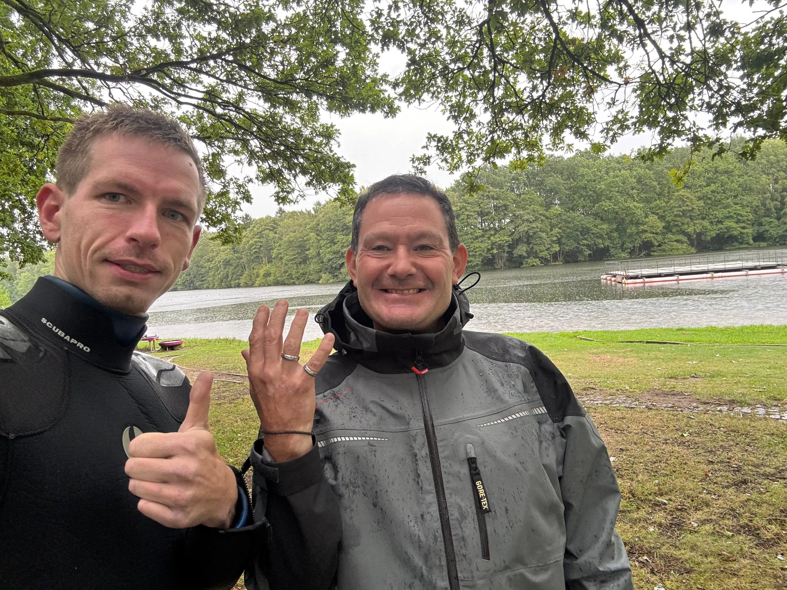 Ehering nach über einem Jahr im Lopausee geborgen
