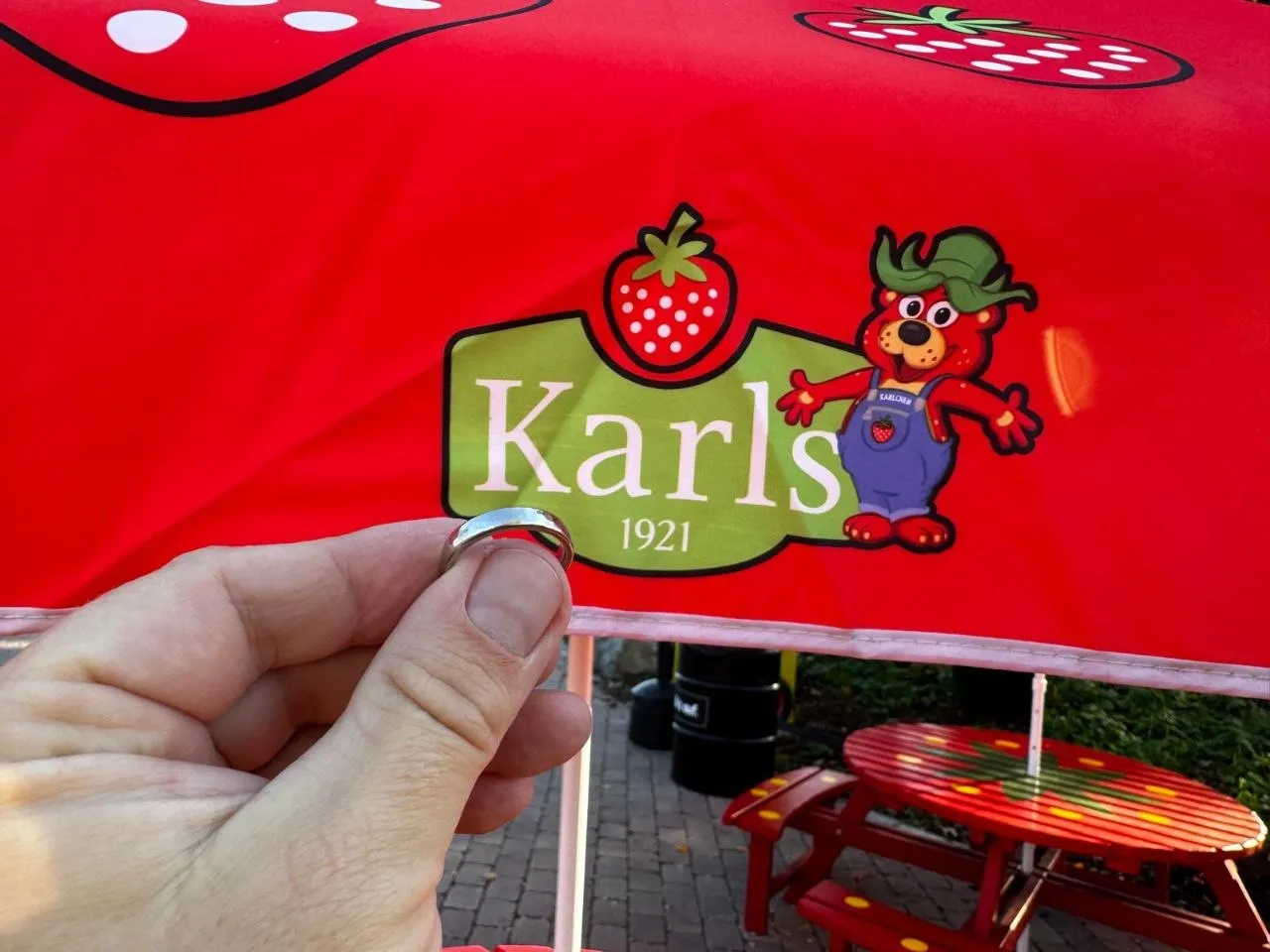 Ehering im Maisbad bei Karls Erdbeerhof – nach 10 Minuten zurück