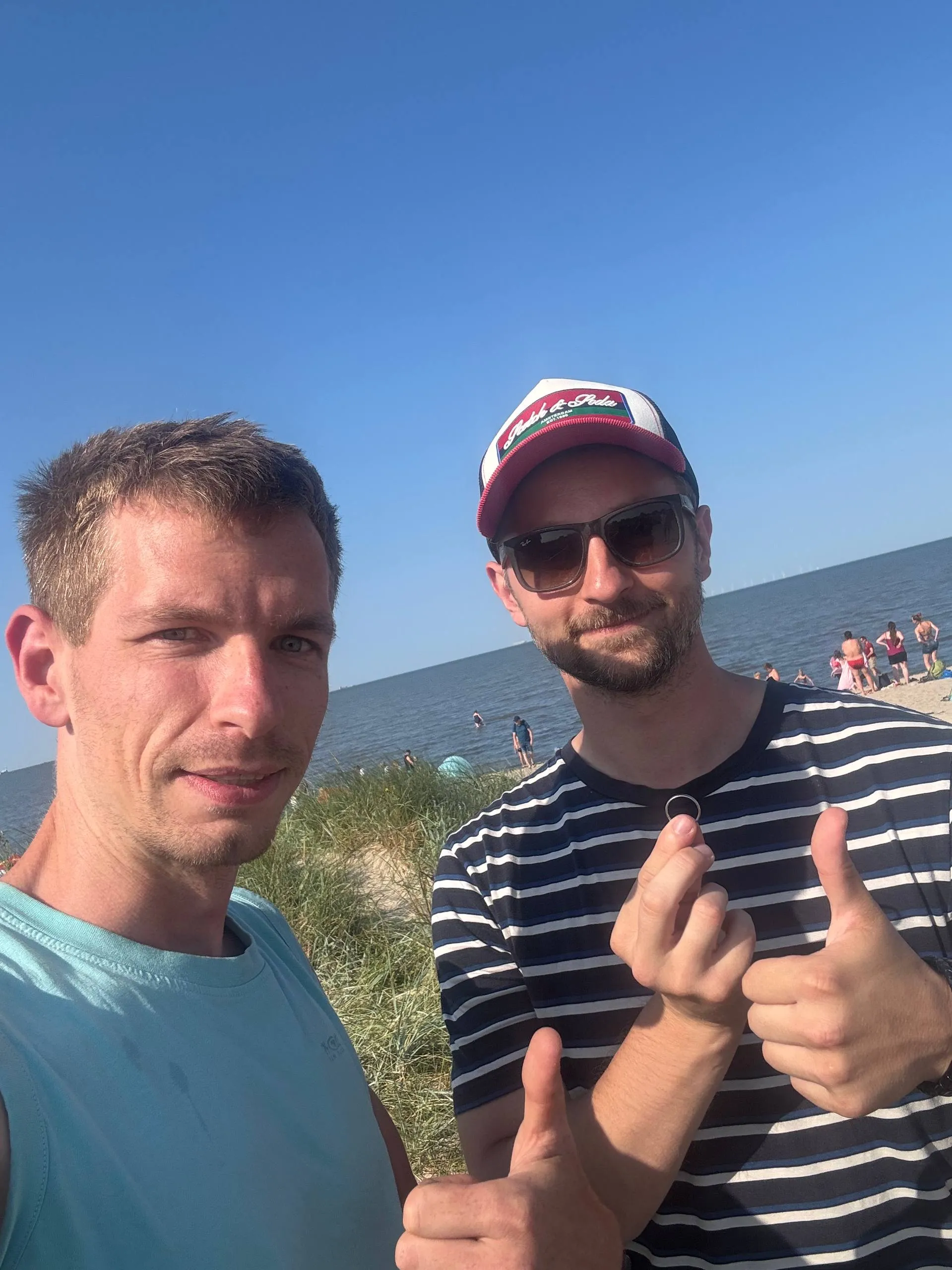 Foto 4 vom Einsatz: Platin-Ehering am Strand von Schillig zurück
