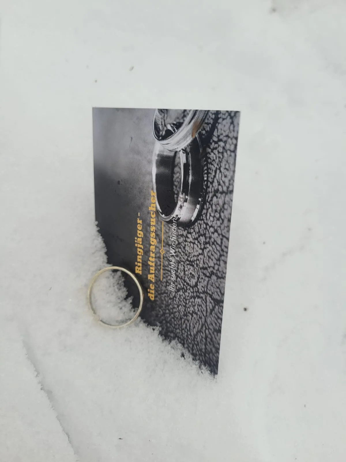 Bild 10 zum Auftrag Ring im Schnee verloren